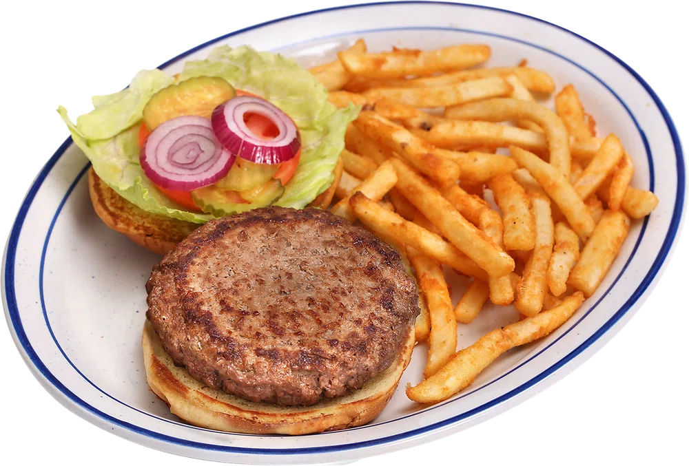 Classic Hamburger at Waffle Pancake House