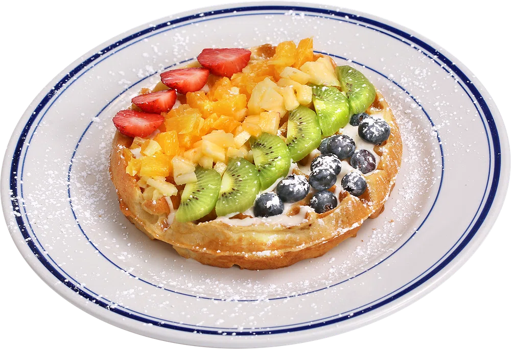 Rainbow Wafflee at Waffle Pancake House