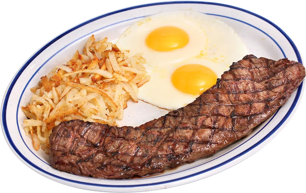 Steak And Eggs at Waffle Pancake House